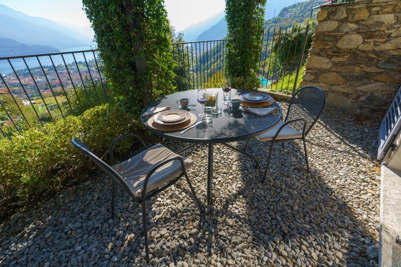 Casa Di Campagna Tony Con Piscina E Vista Lago Gravedona Kültér fotó